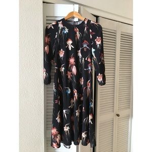 H&M Floral Midi Dress